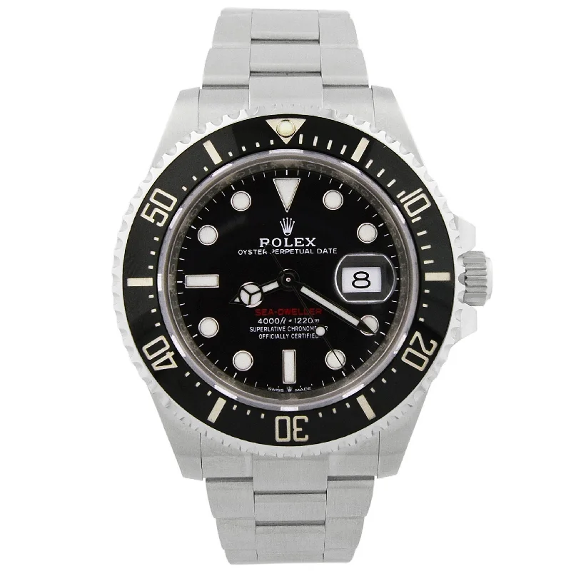 Watches For Fall Seasons-Rolex Sea-Dweller 43mm Black Dial Watch Ref# 126600