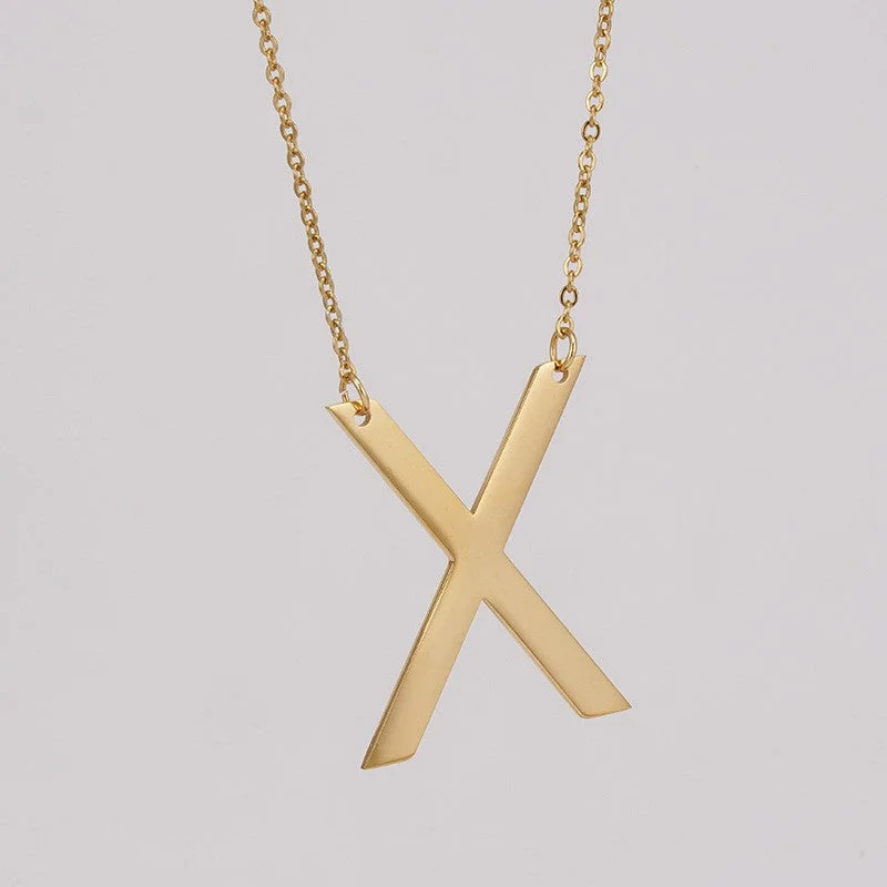 Gold X [Including Chain]]