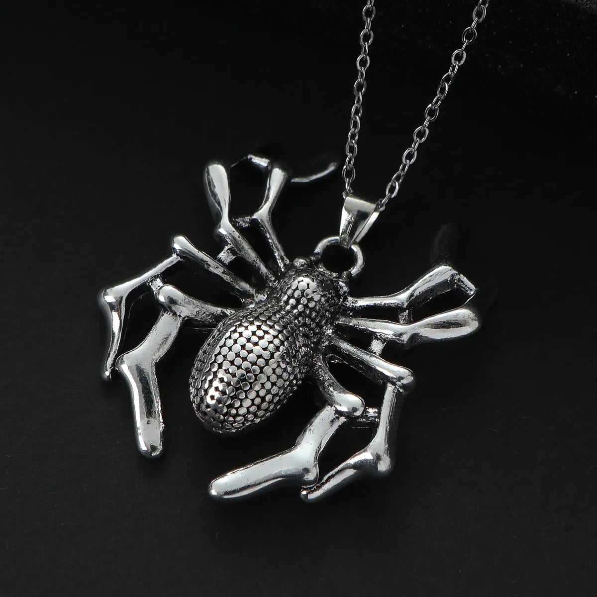 Necklaces For Huge Nights-IG Style Funny Cool Style Spider Alloy Unisex Pendant Necklace