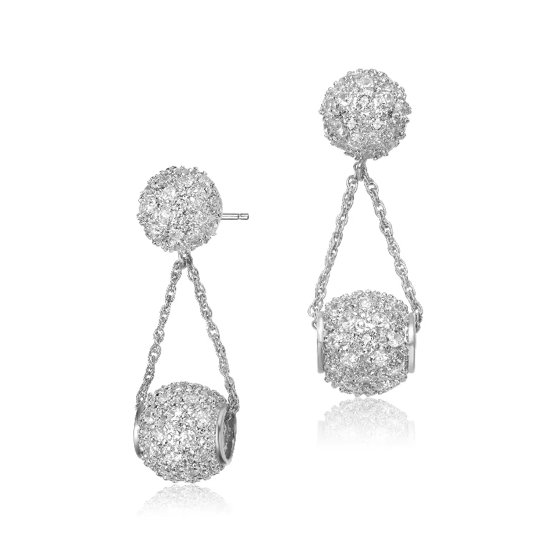 Earrings For Full Sets-Margot Sphere Drop Earrings