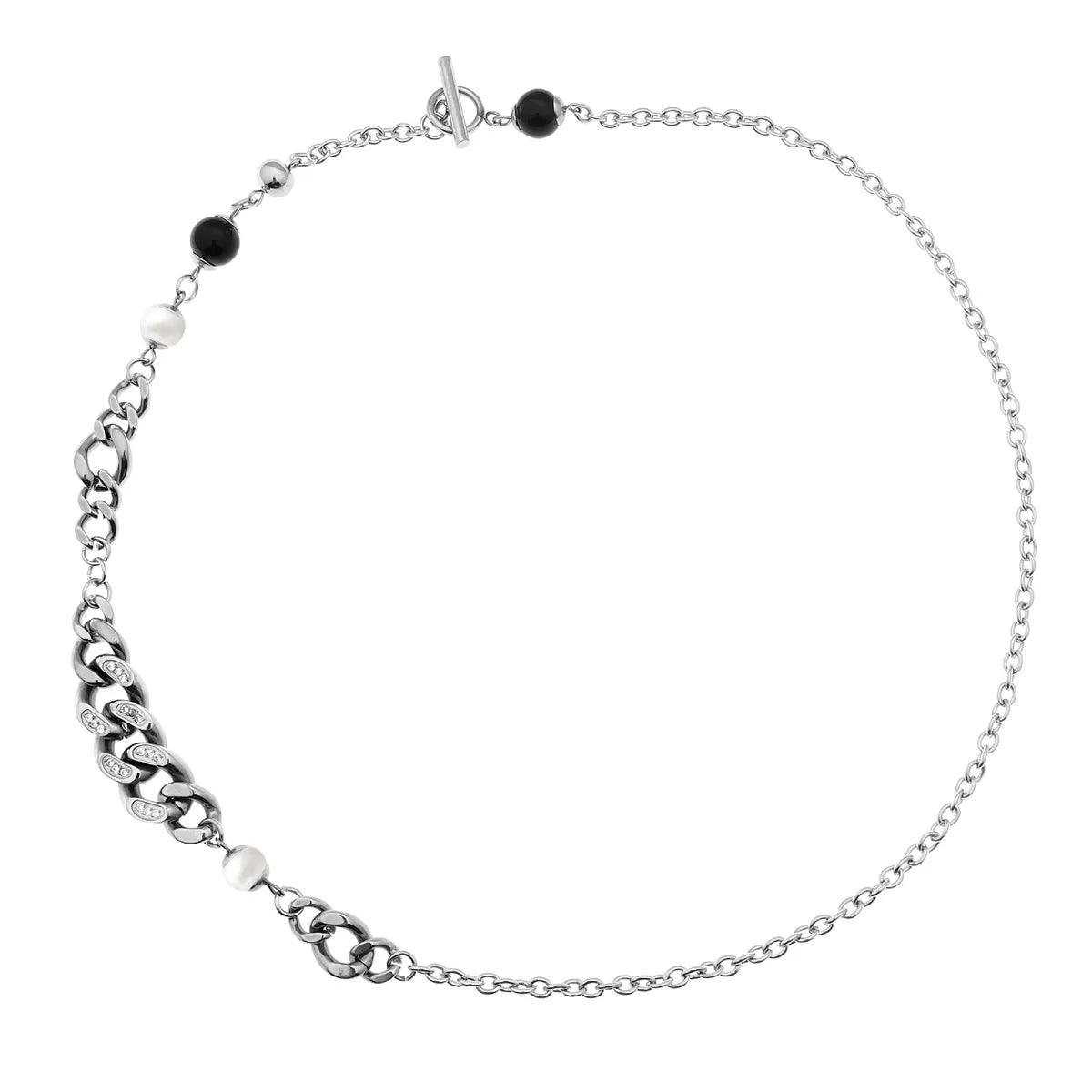 Silver Necklace (Chain Length 60cm)