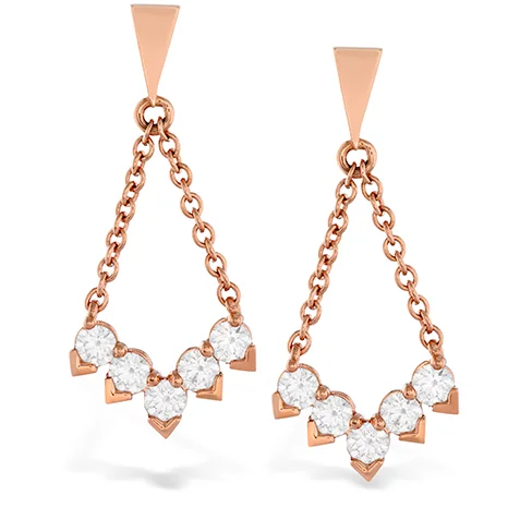 Earrings Change Tips-Hearts On Fire Aerial Diamond V Drop Earrings