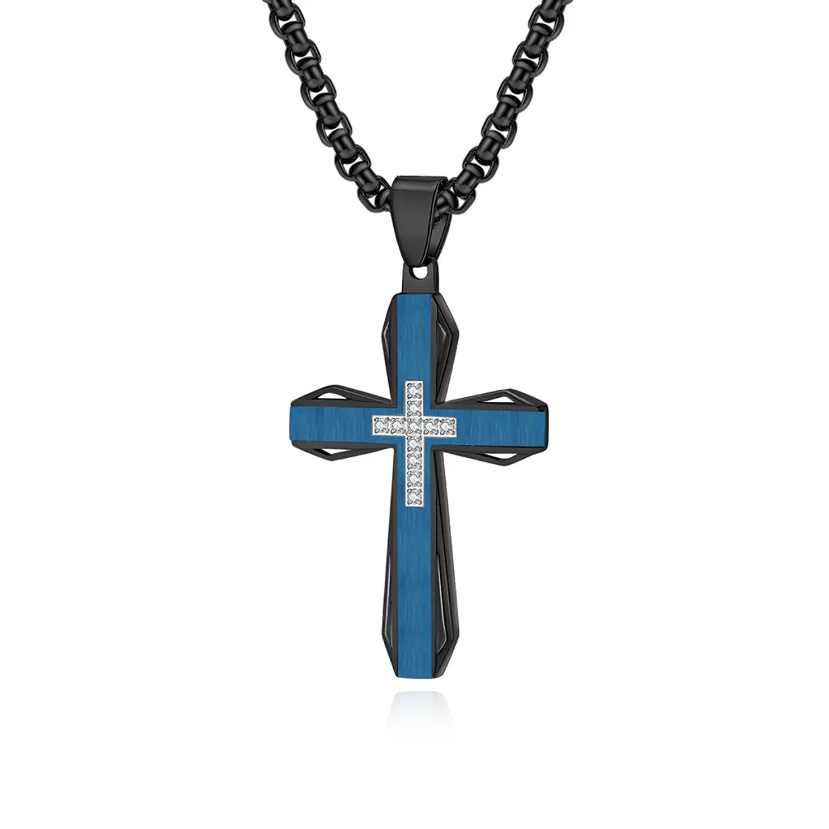 Blue and Black Pendant