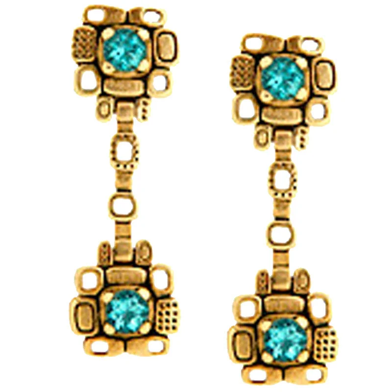 Earrings Fashion Reviews-Alex Sepkus Aquamarine Drop Earrings - E-88