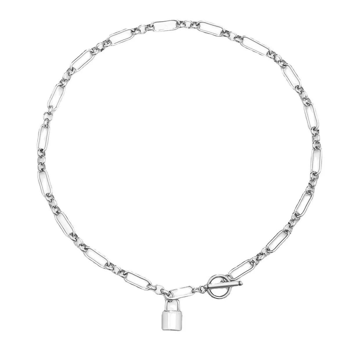 Silver Necklace (Chain Length 48cm)