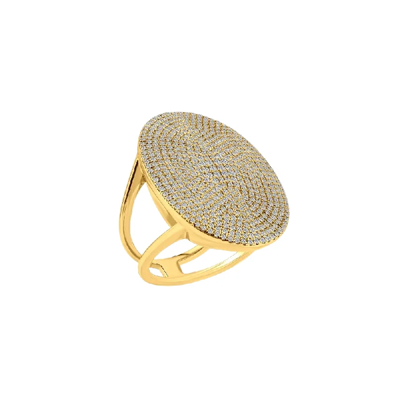 Rings Shine Routine-The Big Oval Diamond Statement Ring