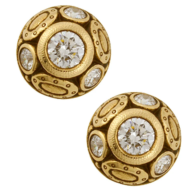 Earrings Deal Reviews-Alex Sepkus Oval Work Earrings - E-69D