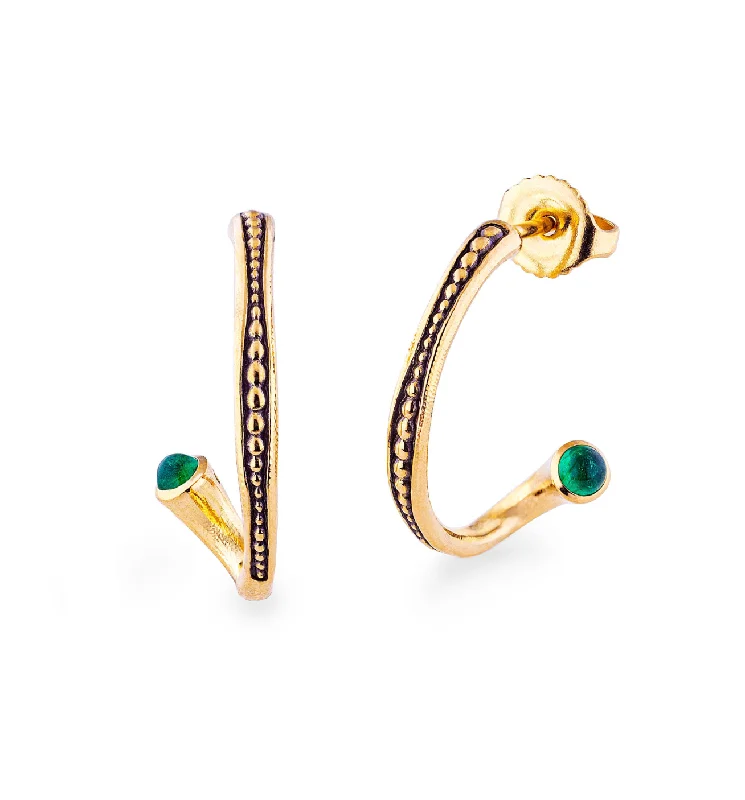 Best Hush Earrings-Alex Sepkus Twist Hoop Earrings - E-27