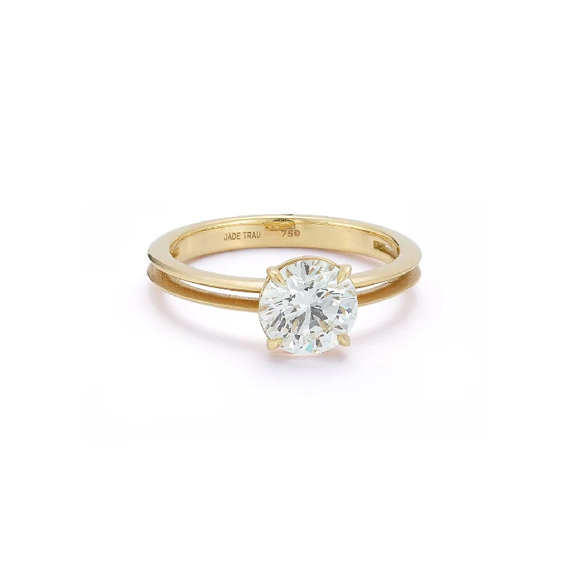 Rings For Quiet Nights-Jane Round Solitaire Ring (1.39tcw)