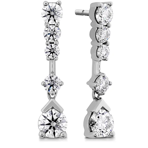 Earrings For Soft Shine-Hearts On Fire Aerial Elegance Line Diamond Earrings