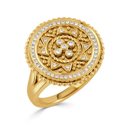 Rings For Young Adults-Doves by Doran Paloma Byzantine Collection Ring