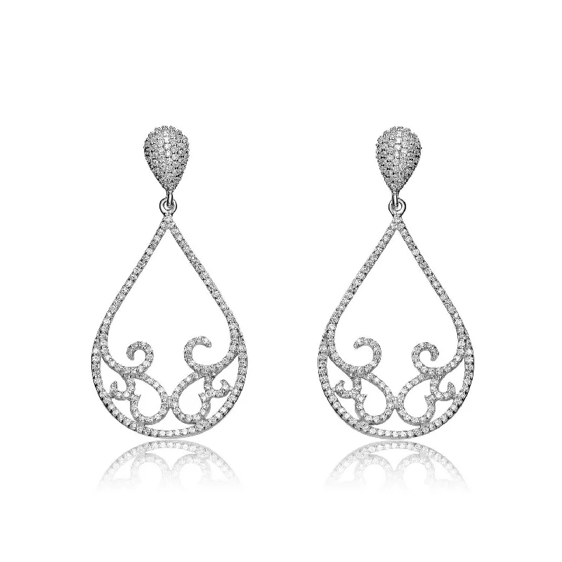 Best Tall Earrings-Teardrop Promenade Earrings