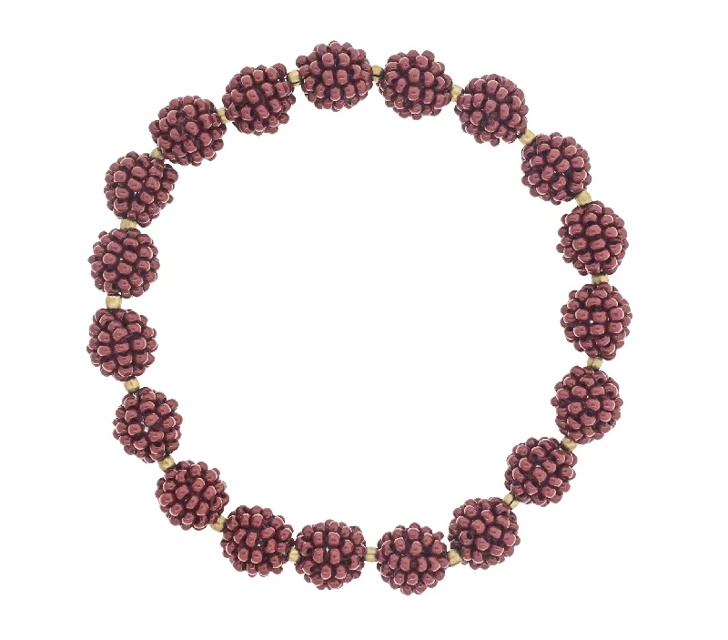 Slim Bracelets For Elegance-<br>Boho Globe <br> Bordeaux