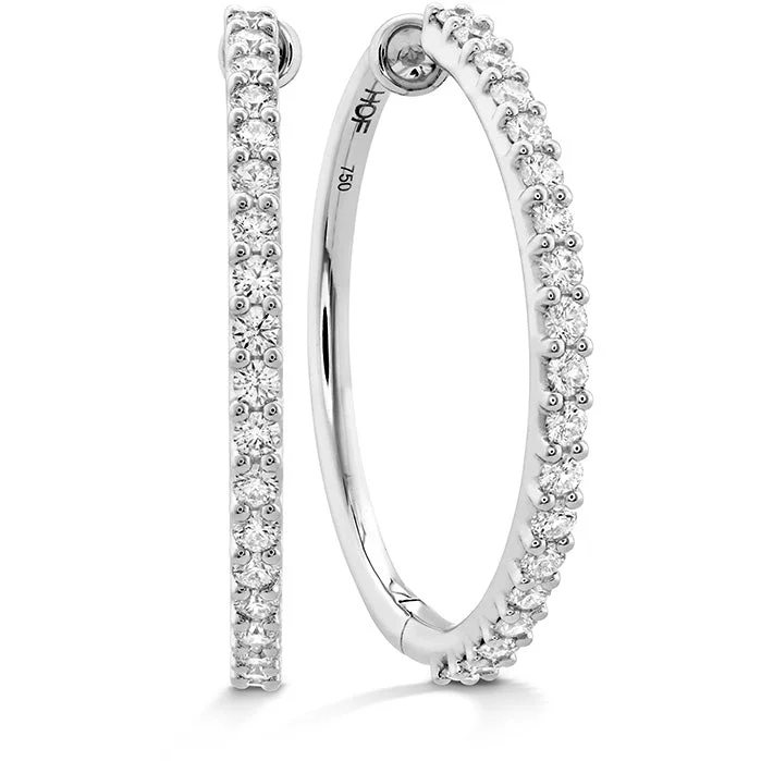 Earrings Cost Tips-Hearts On Fire Classic Hoop Large Diamond Earrings