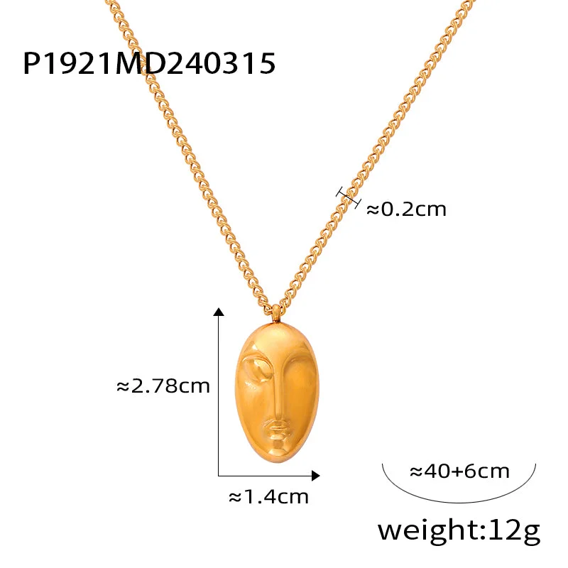 P1921-Gold Necklace