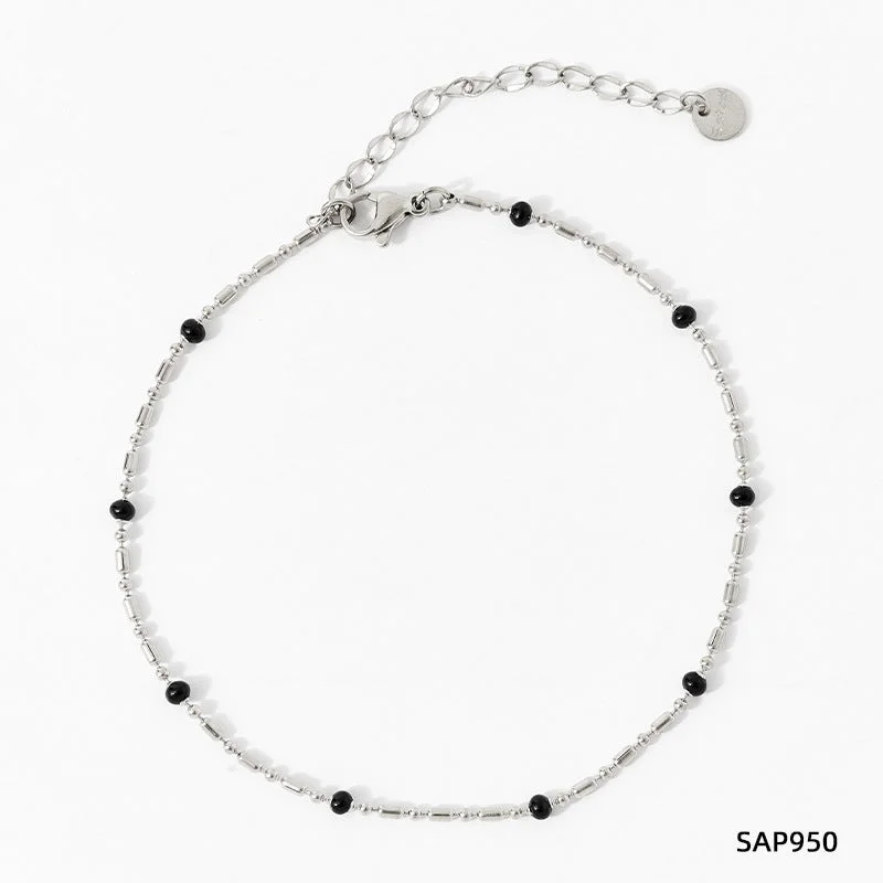 Sap950 Bracelet Silver + Dazzling Black