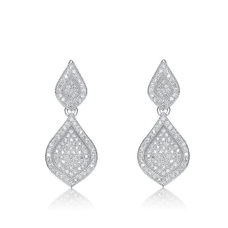 Sleek Earrings For Poise-Camille Midi Pear Drop Earrings