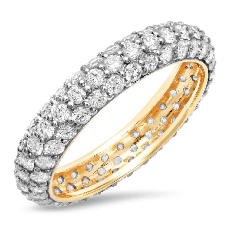 Rings For Summer Shine-Diamond Pave Domed Ring