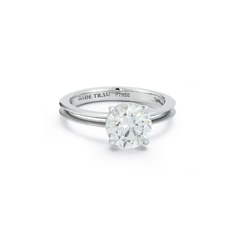 Rings For Pure Wear-Jane Round Solitaire Ring (2.01tcw)