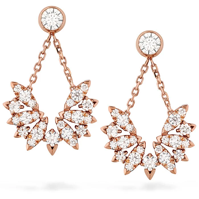 Best Craft Earrings-Hearts On Fire White Kites Bird Diamond Earrings