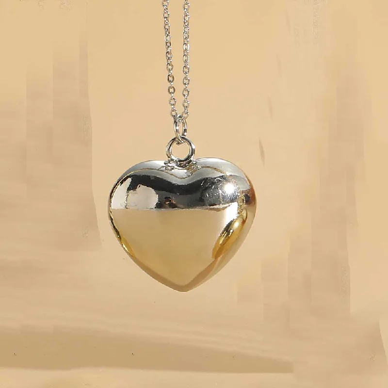 Platinum Large Heart-1