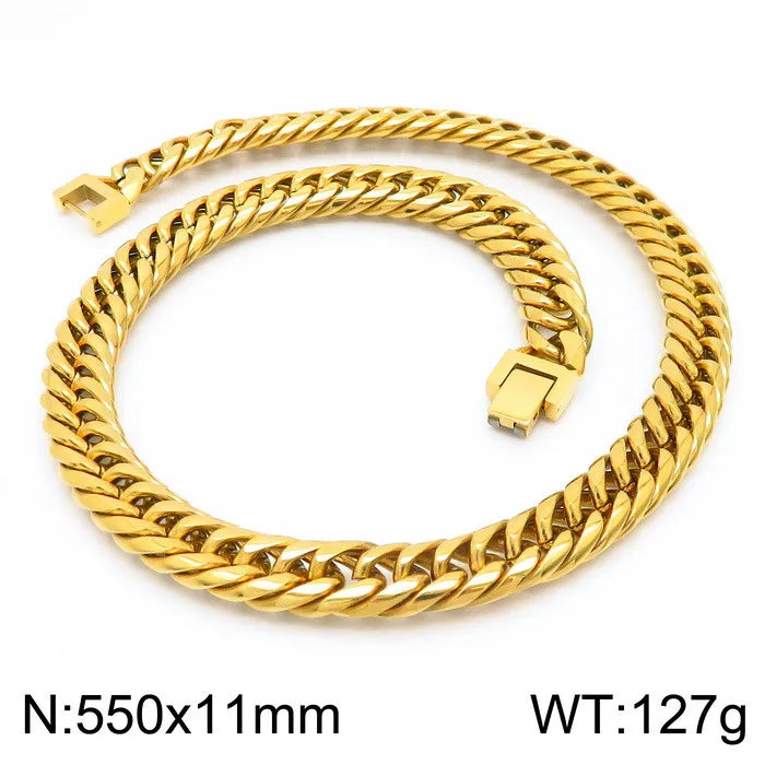 Jewelry Buckle Gold Necklace 55cm