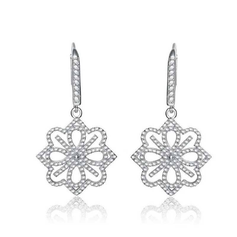 Earrings Upkeep Guide-Les Haudères Flower Drop Earrings