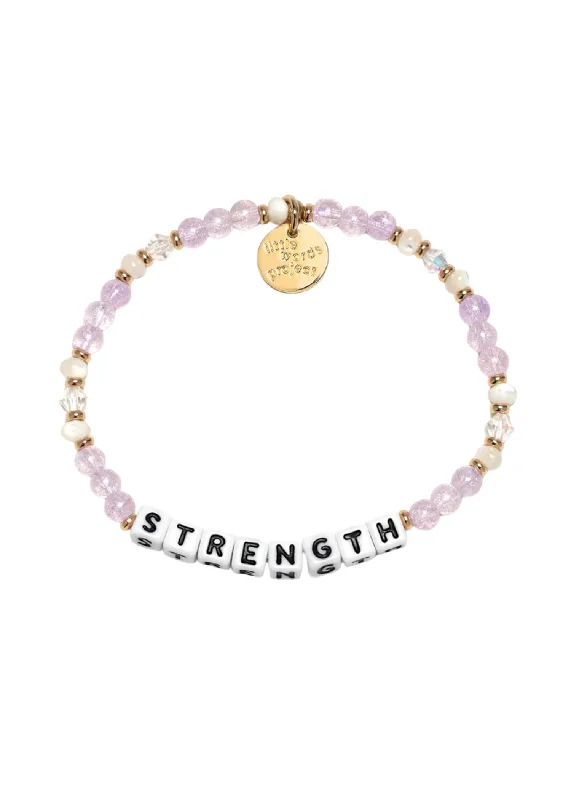 Bracelets Shine Test-LITTLE WORDS BRACELET - STRENGTH