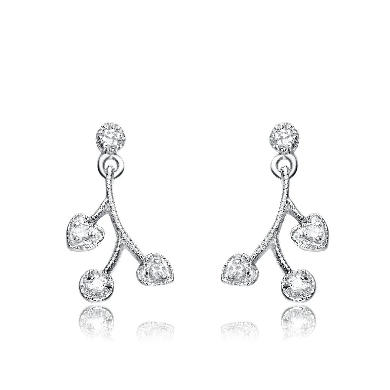 Earrings For Fall Looks-Lierre Zirconia Ornament Earrings