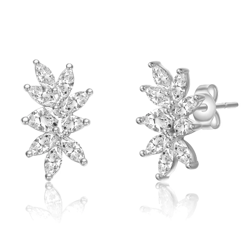 Best Deal Earrings-Lierre Moissanite Garden Cluster Stud Earrings