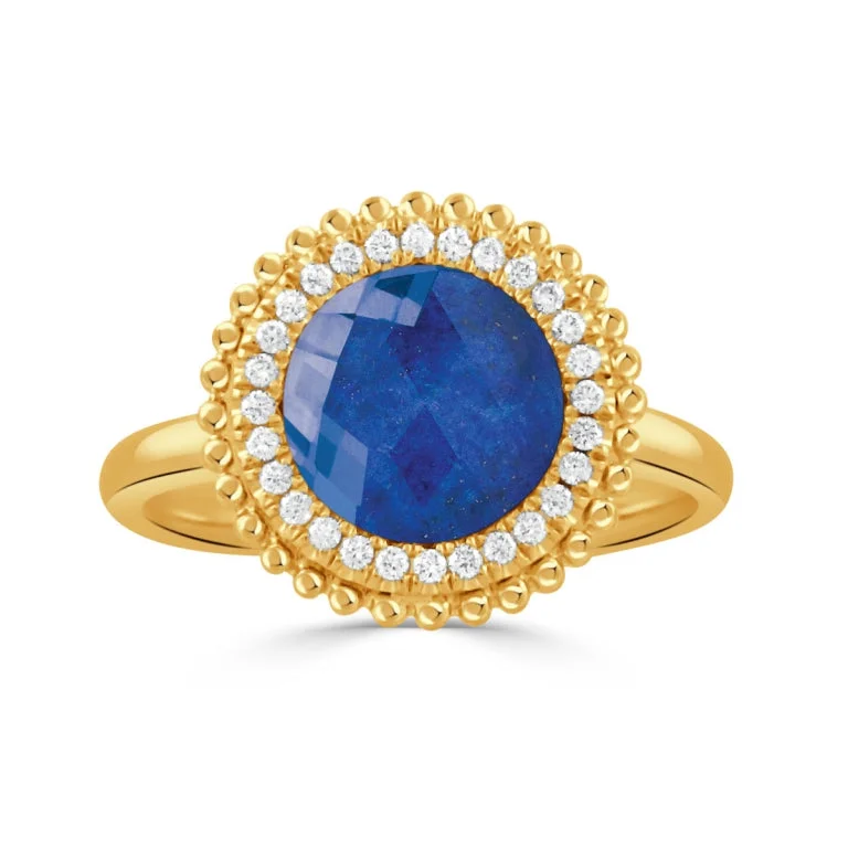 Rings For Relaxed Days-Doves by Doron Paloma Justinian Collection Lapis Ring