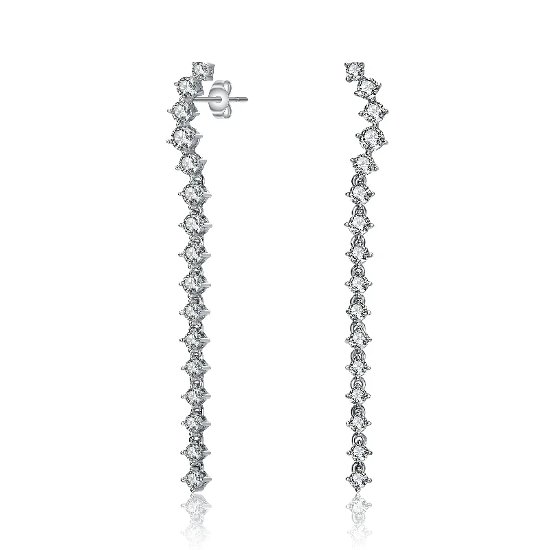 Earrings For Short Necks-Marie Ligne Dainty Last Pair Earrings