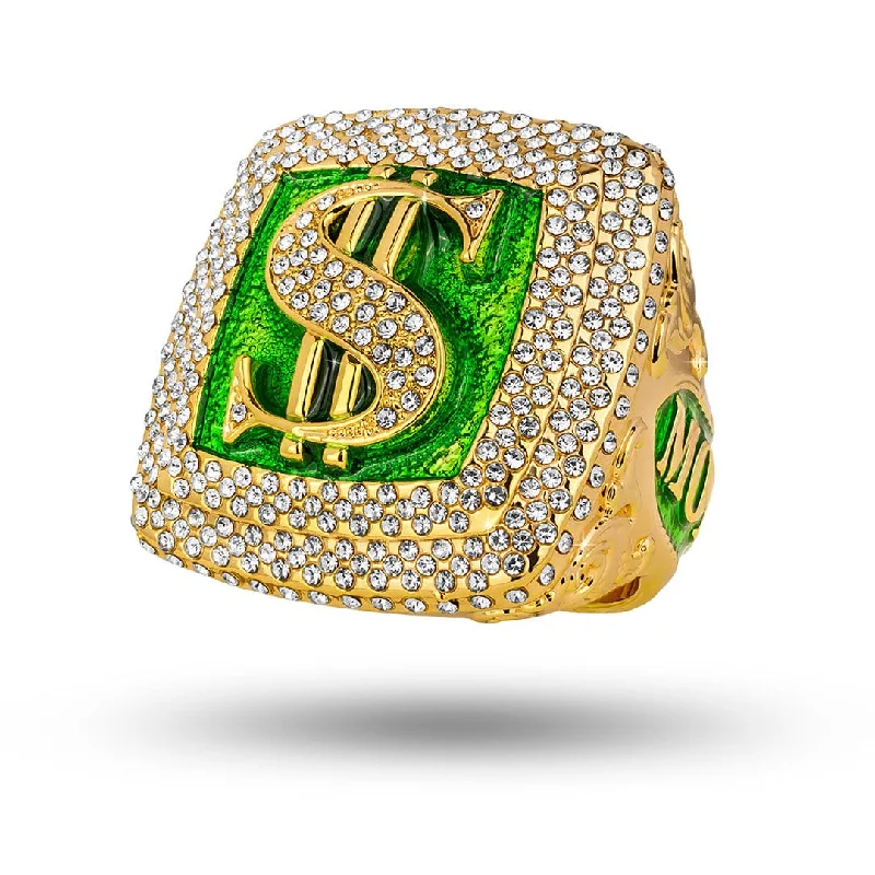 Rings For Soft Shine-Money Talks Bling Ring