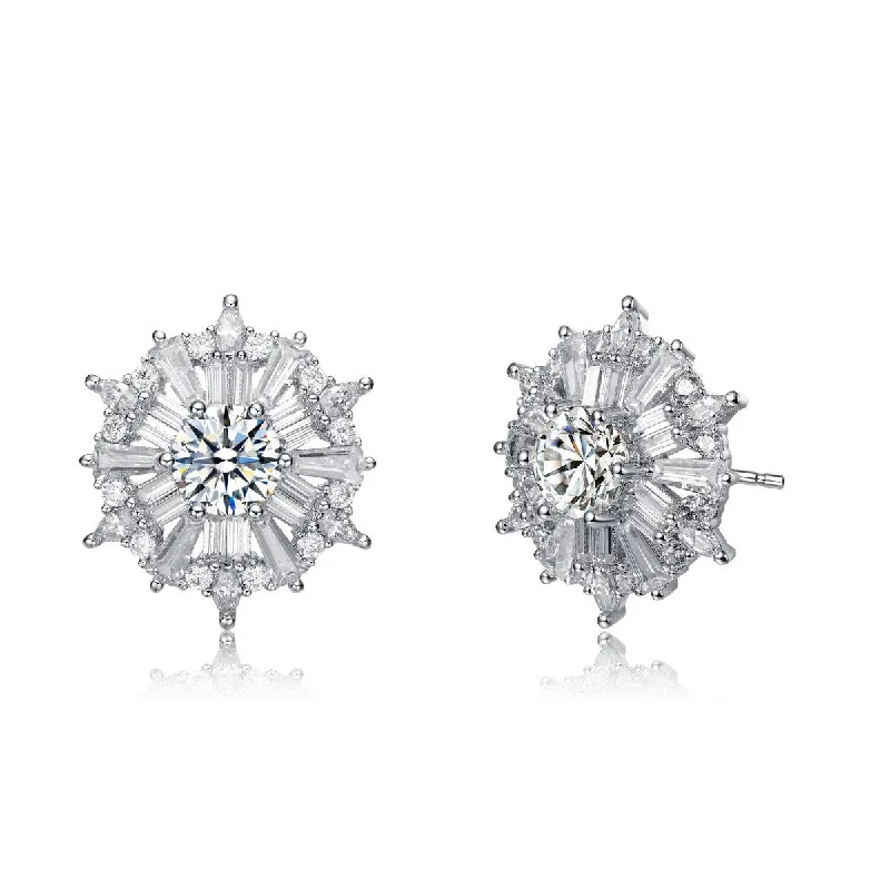 Earrings For Fast Use-Louise Snowflake Stud Earrings