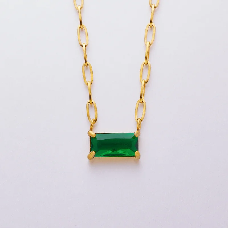 Gold + Green Diamond