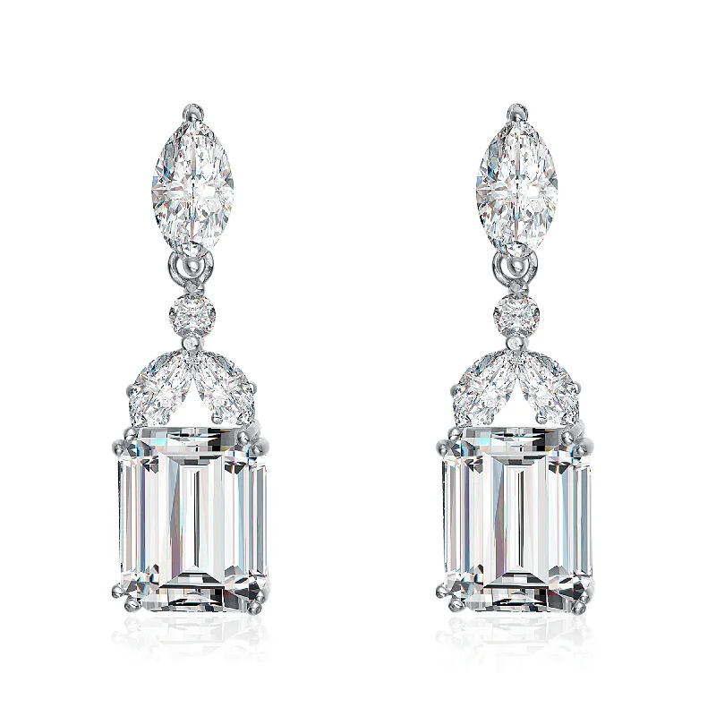 Best New Earrings-Antoinette Rectangular Drop Earrings