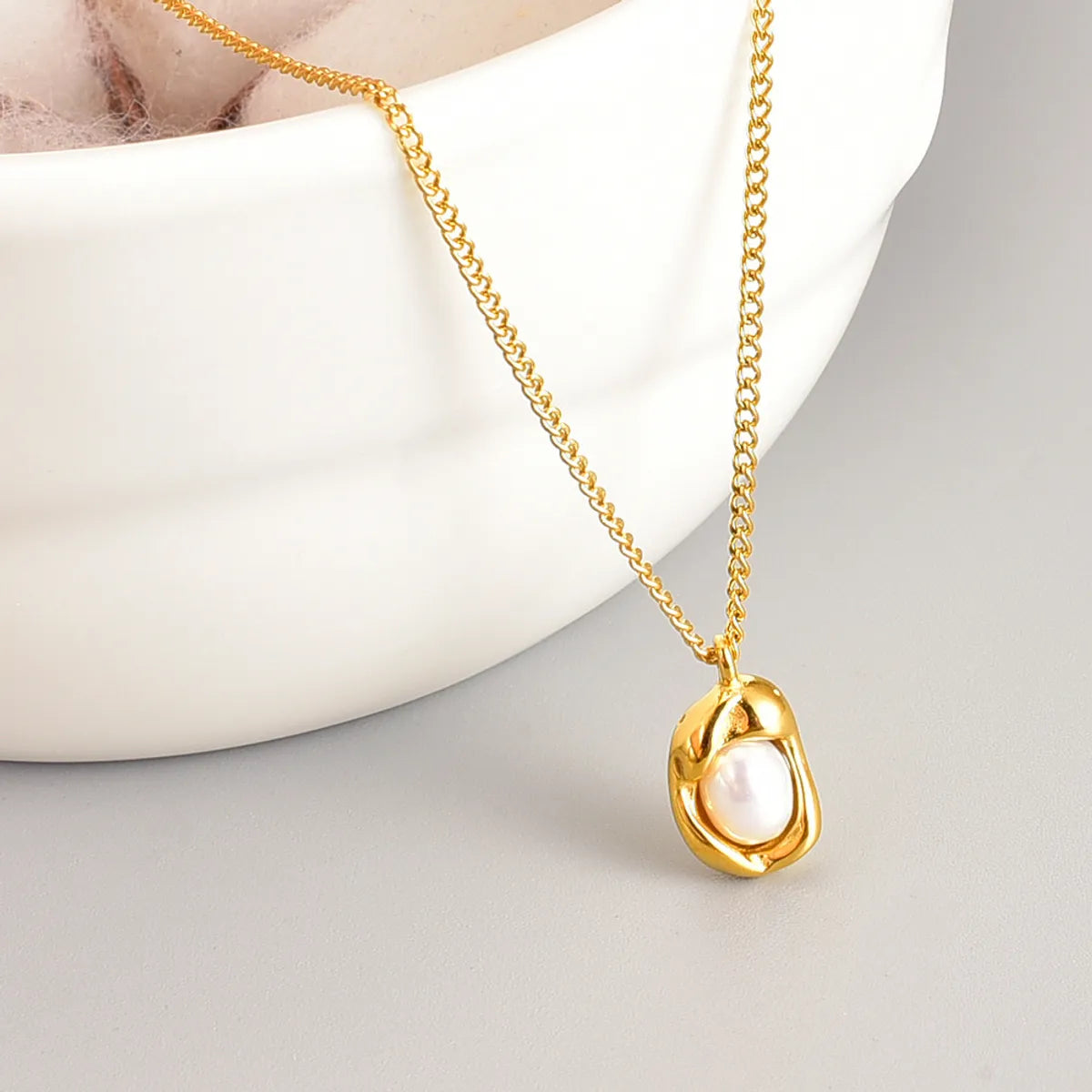 18K Golden-Freshwater Pearl