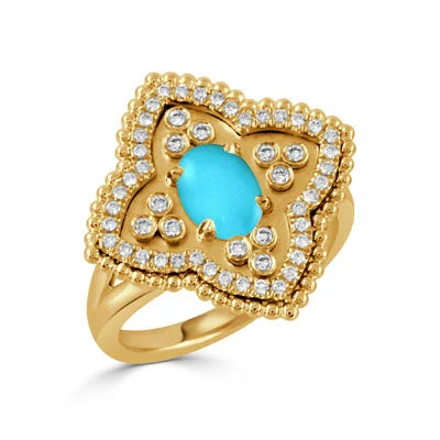 Rings For Full Sets-Doves by Doron Paloma Ravenna Collection Turquoise Ring