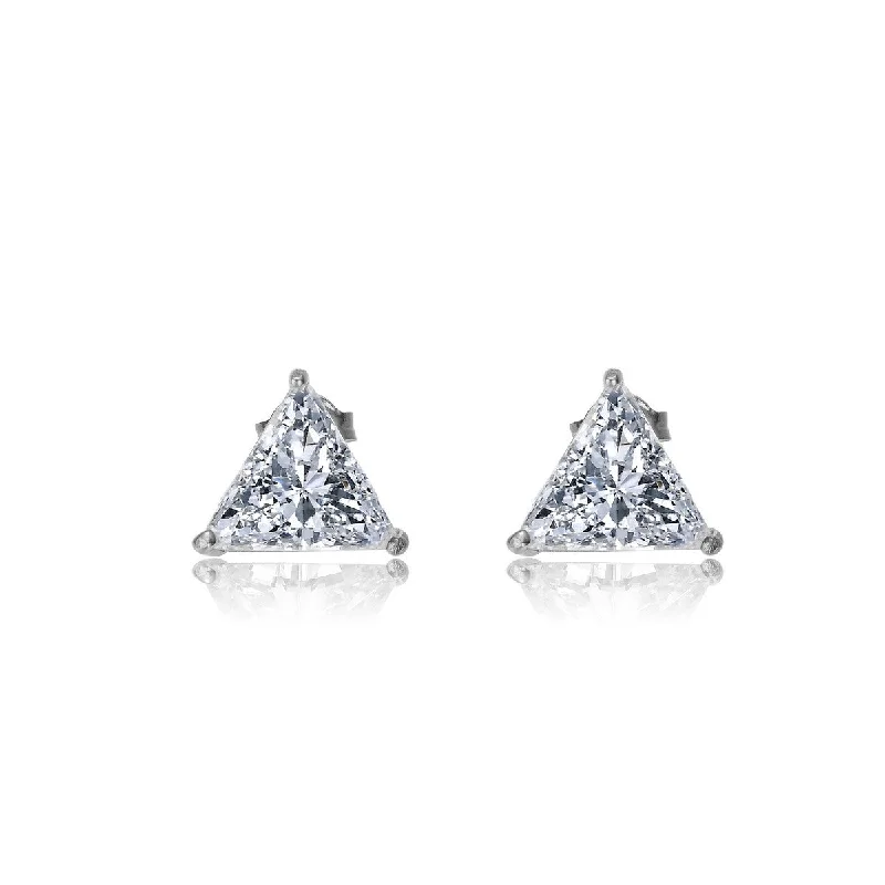 Earrings For Cool Rings-Triangle Déco Classic Earrings