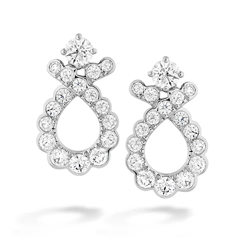 Earrings Wear Ease-Hearts On Fire Aerial Regal Scroll Diamond Earrings