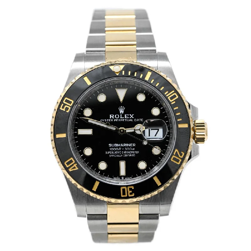 Watches For Sporty Style-Rolex Submariner 41mm Black Dial Watch Ref# 126613LN