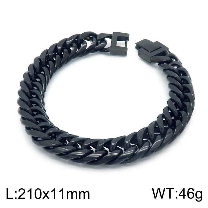 Jewelry Buckle Black Bracelet