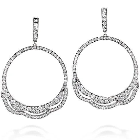 Earrings Fit Test-Hearts On Fire Lorelei Diamond Circle Earrings