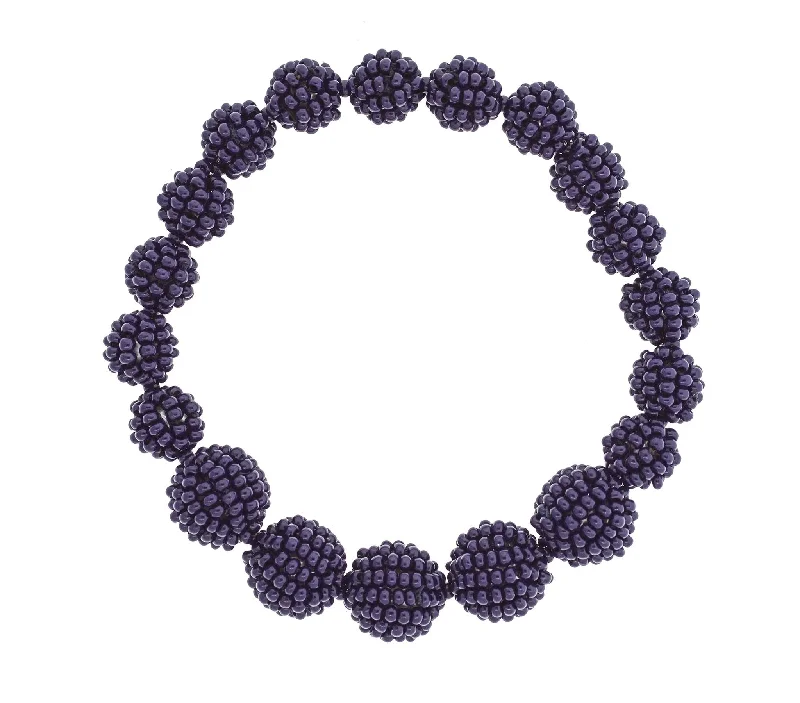 Bracelets For Warm Tones-<br>Modern Globe <br> Indigo