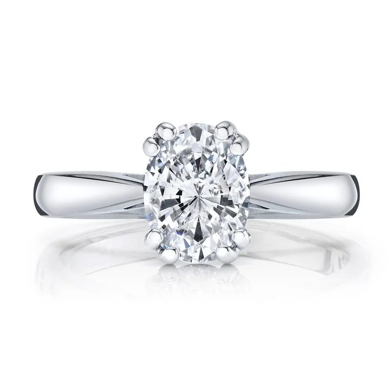 Rings For Big Gems-Solitaire Ring Setting