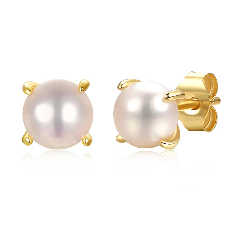 Earrings For Big Shine-Delphine Mini Classic Freshwater Pearl Stud Earrings