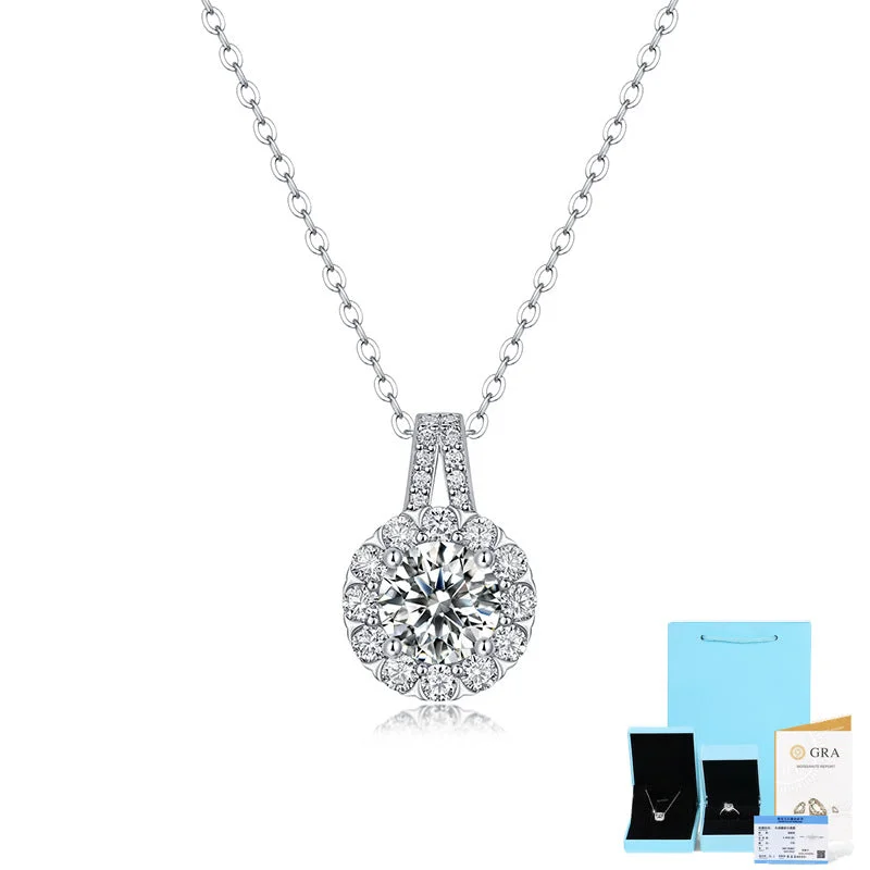 Moissanite 1 Karat (Including Gift Box Certificate)