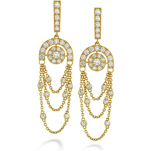 Earrings For Late Nights-Hearts On Fire Inspiration Chandelier Diamond Earrings