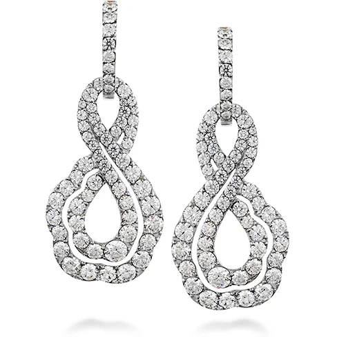 Earrings Strength Rating-Hearts On Fire Lorelei Diamond Infinity Earrings