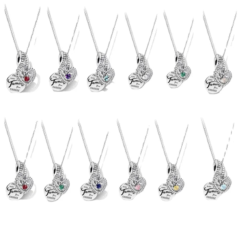 Necklaces For Thin Use-Sterling Silver Letter Heart Shape Pendant Necklace